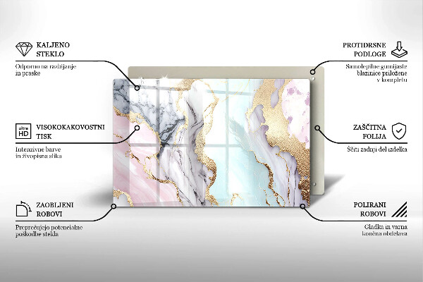 Worktop saver Pastel marble