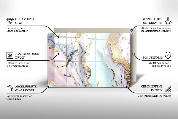 Worktop saver Pastel marble