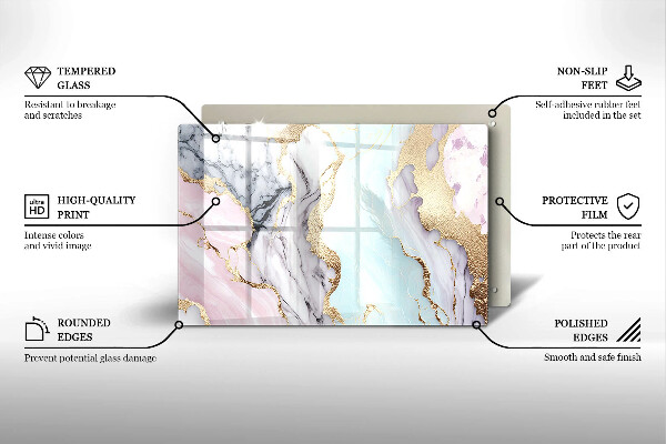 Worktop saver Pastel marble