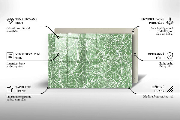 Worktop saver Linear leaves