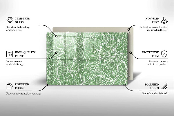 Worktop saver Linear leaves