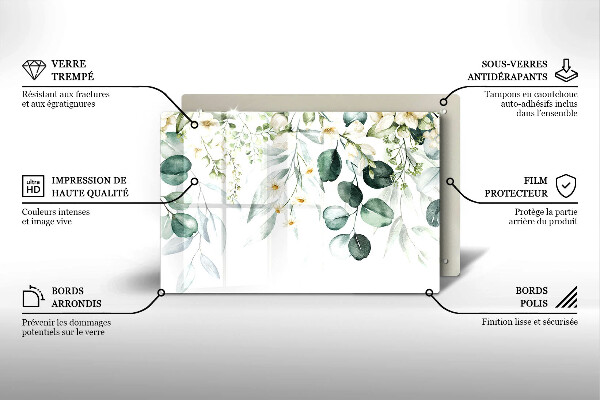 Worktop saver Watercolor plants