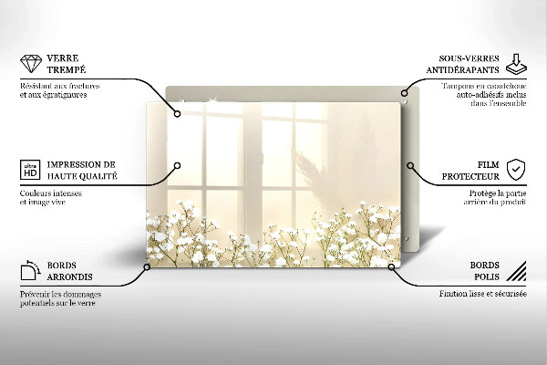 Worktop saver Boho flowers