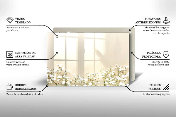 Worktop saver Boho flowers