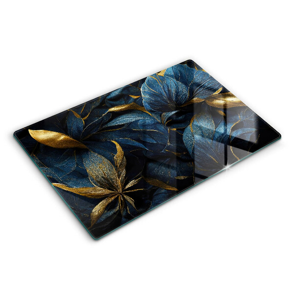 Worktop saver Decorative leaves with gold