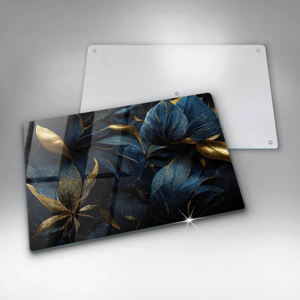 Worktop saver Decorative leaves with gold
