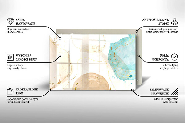 Worktop saver Bright boho shapes