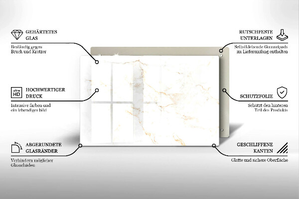 Worktop saver Elegant stone marble
