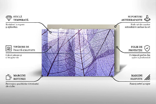 Worktop saver Leaves with veins