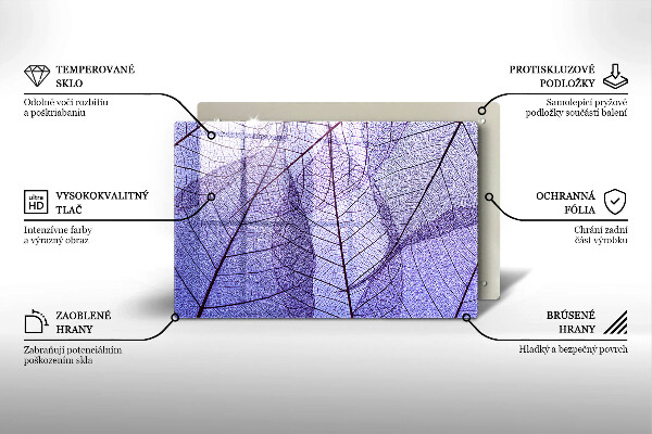 Worktop saver Leaves with veins
