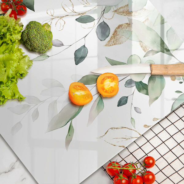 Worktop saver Watercolor leaves