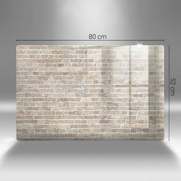 Worktop saver Wall bright bricks