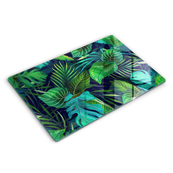 Worktop saver Illustration of the jungle leaves