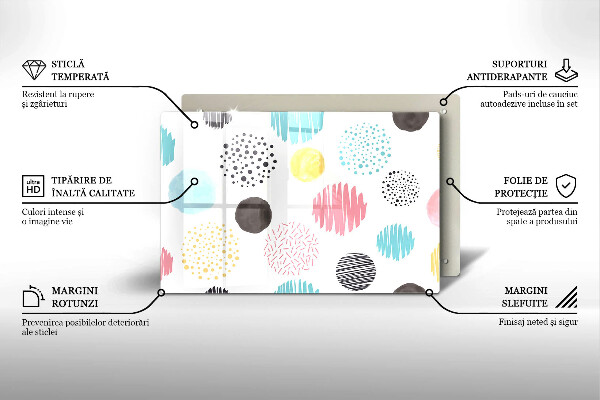 Worktop saver Painted shapes