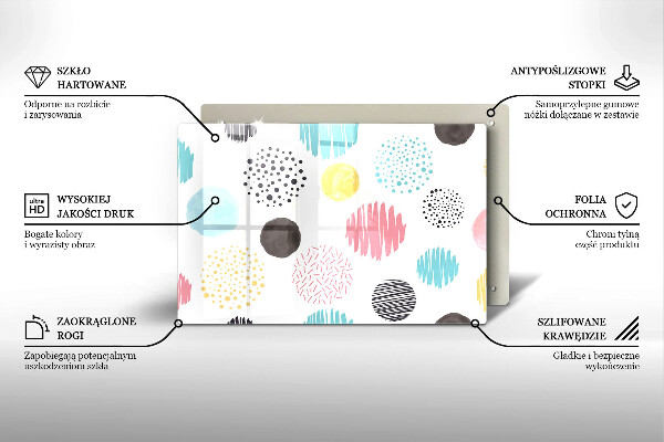 Worktop saver Painted shapes
