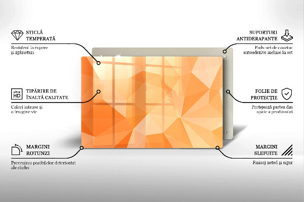 Worktop saver Geomeric background