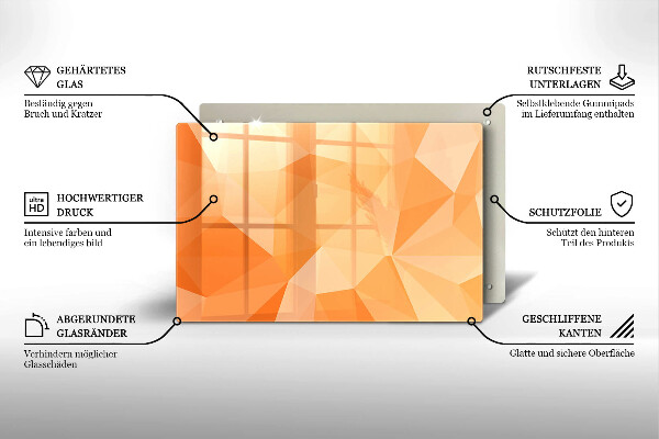 Worktop saver Geomeric background