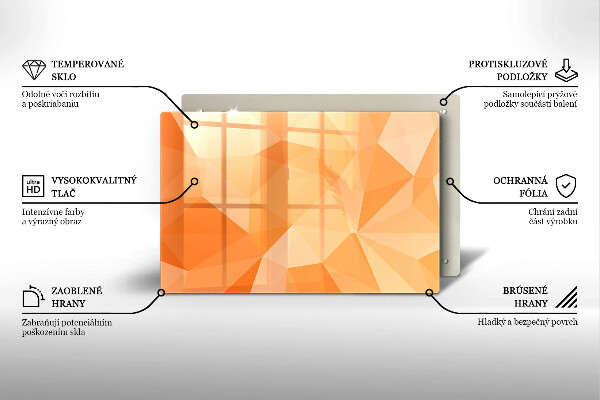 Worktop saver Geomeric background