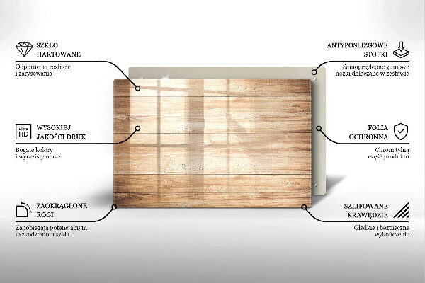 Worktop saver Wooden planks