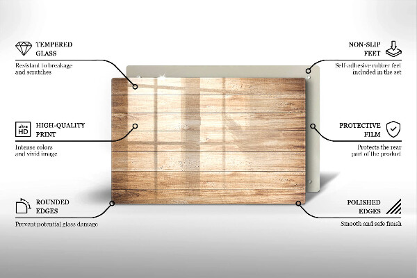 Worktop saver Wooden planks