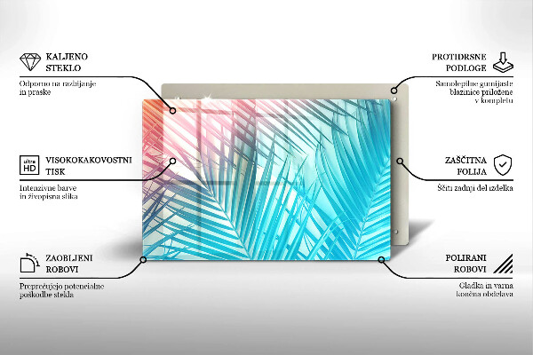 Worktop saver Pastel leaves