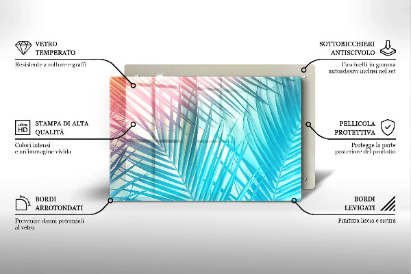 Worktop saver Pastel leaves