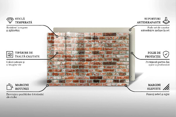 Worktop saver Old bricks wall