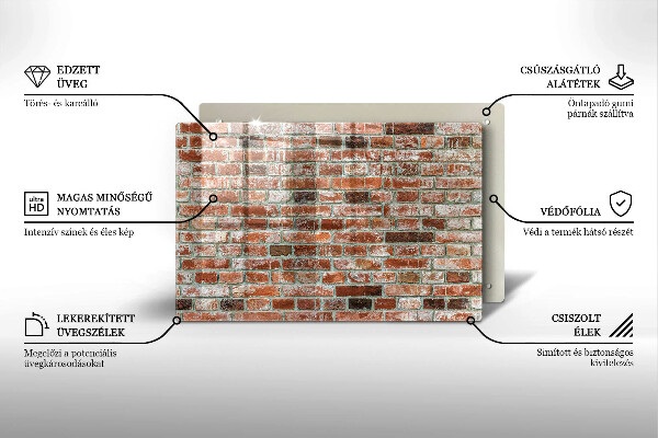 Worktop saver Old bricks wall