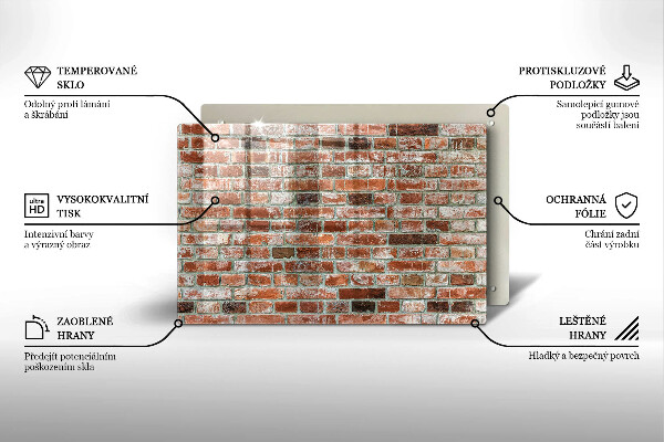 Worktop saver Old bricks wall