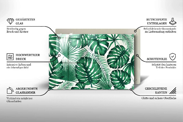 Worktop saver Monstera leaves