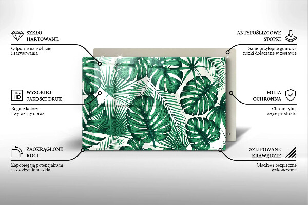 Worktop saver Monstera leaves