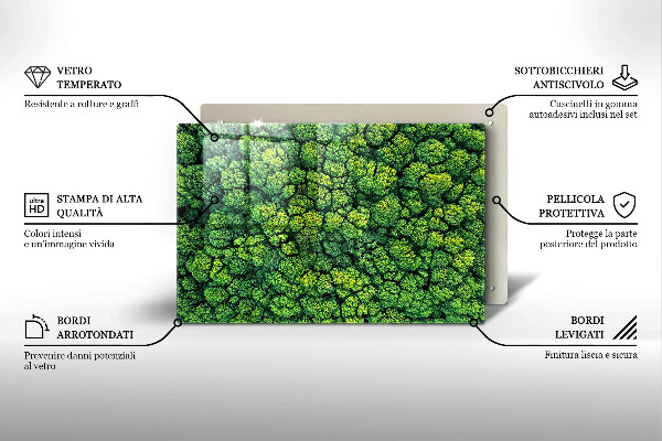 Worktop protector Nature - moss plant