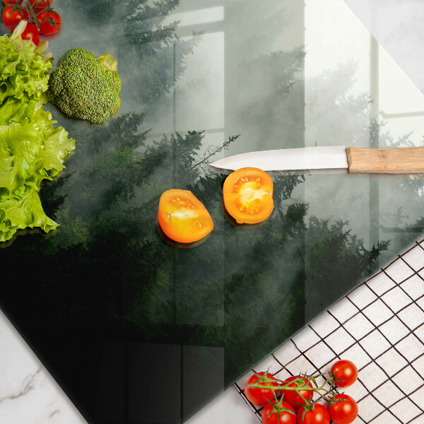 Worktop saver Landscape of a hazy forest