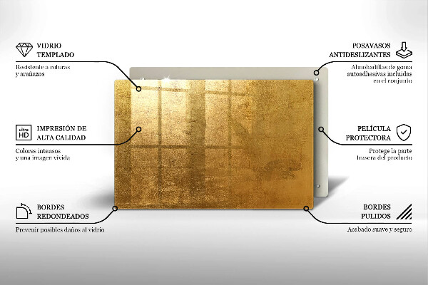 Worktop saver Gold texture background