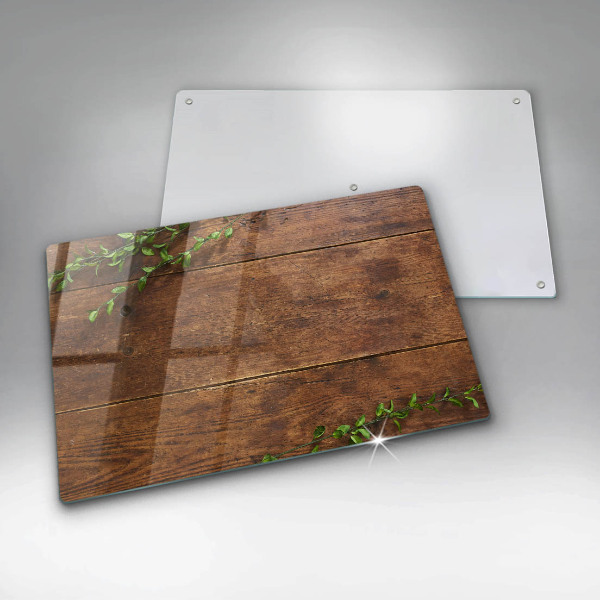 Worktop saver Wooden boards and leaves