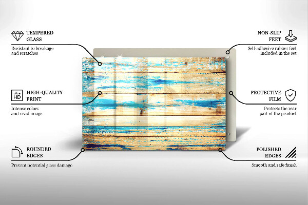 Worktop saver Retro boards wood
