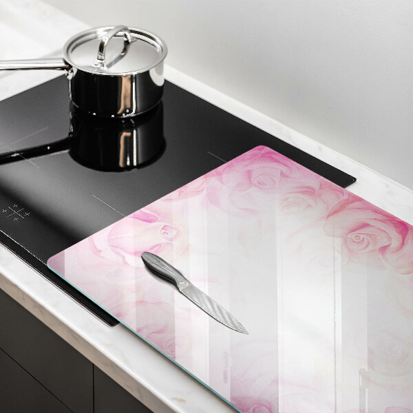 Worktop saver Delicate background roses