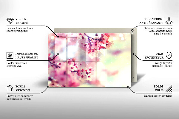 Worktop saver Nature apple flowers