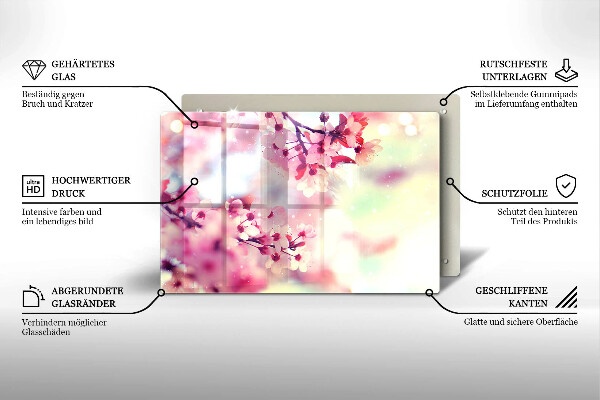 Worktop saver Nature apple flowers