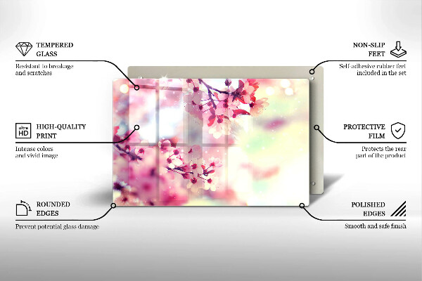 Worktop saver Nature apple flowers