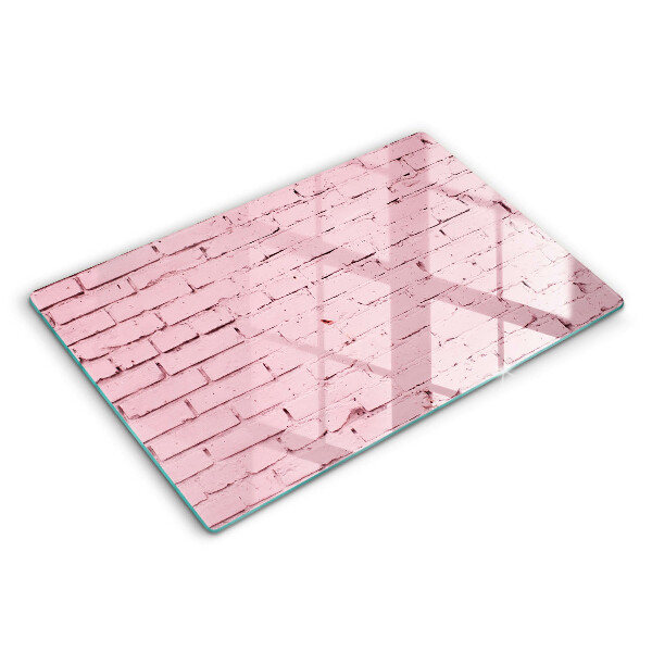 Induction hob protector Pastel wall bricks