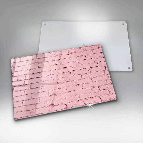 Induction hob protector Pastel wall bricks