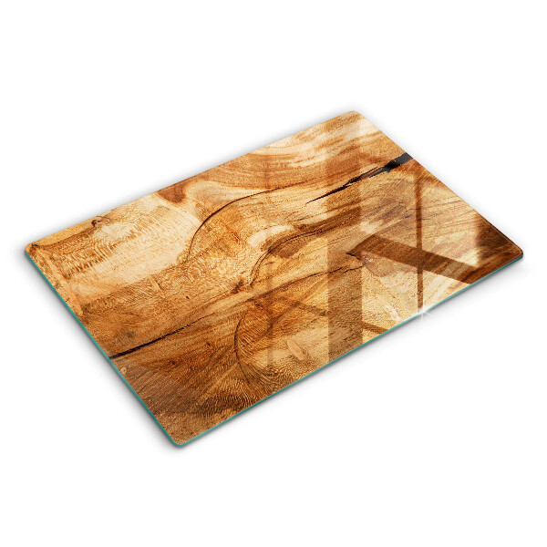 Induction hob protector Wooden board texture