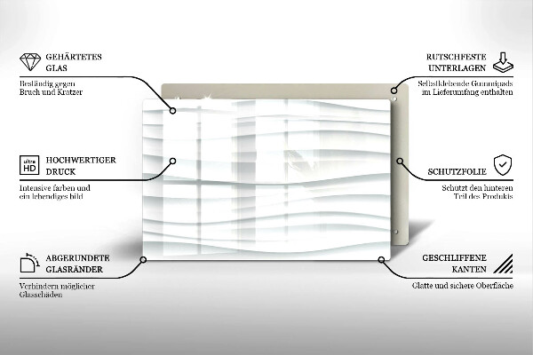Induction hob protector Modern structure