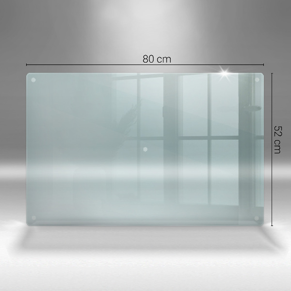 Transparent induction hob protector 31x20 in