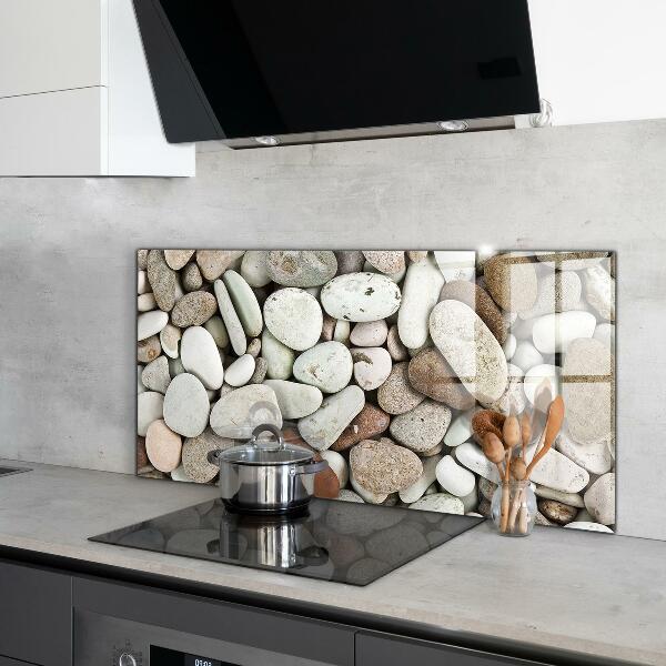 Oven splashback Stony beach