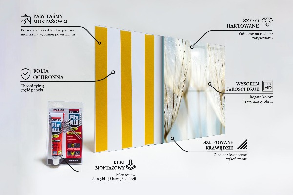 Kitchen splashback Dandelion dandelion in the wind