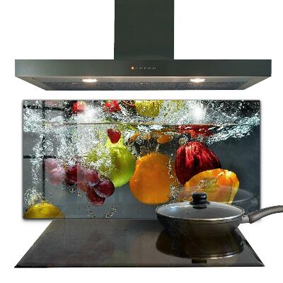 Kitchen splashback Juicy fruit lemonade