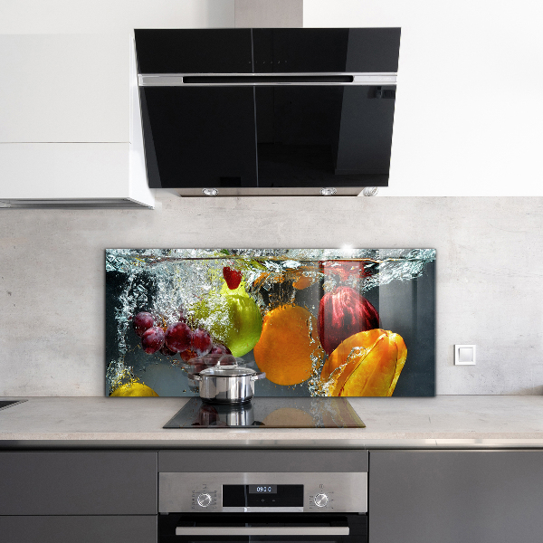 Kitchen splashback Juicy fruit lemonade