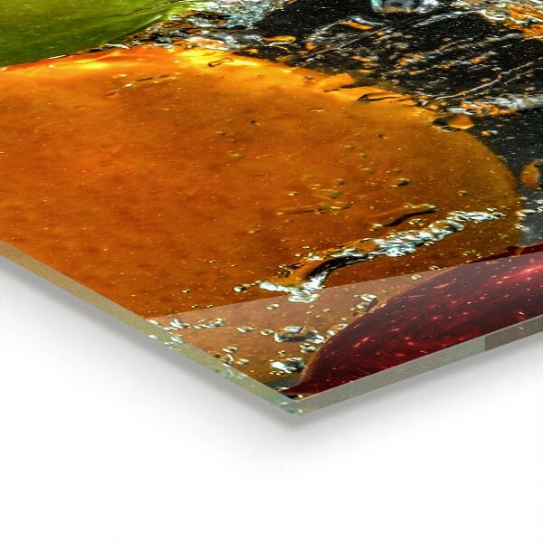 Kitchen splashback Juicy fruit lemonade